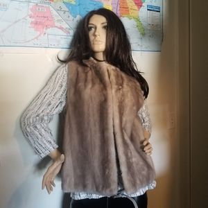 Real Mink Fur Vest